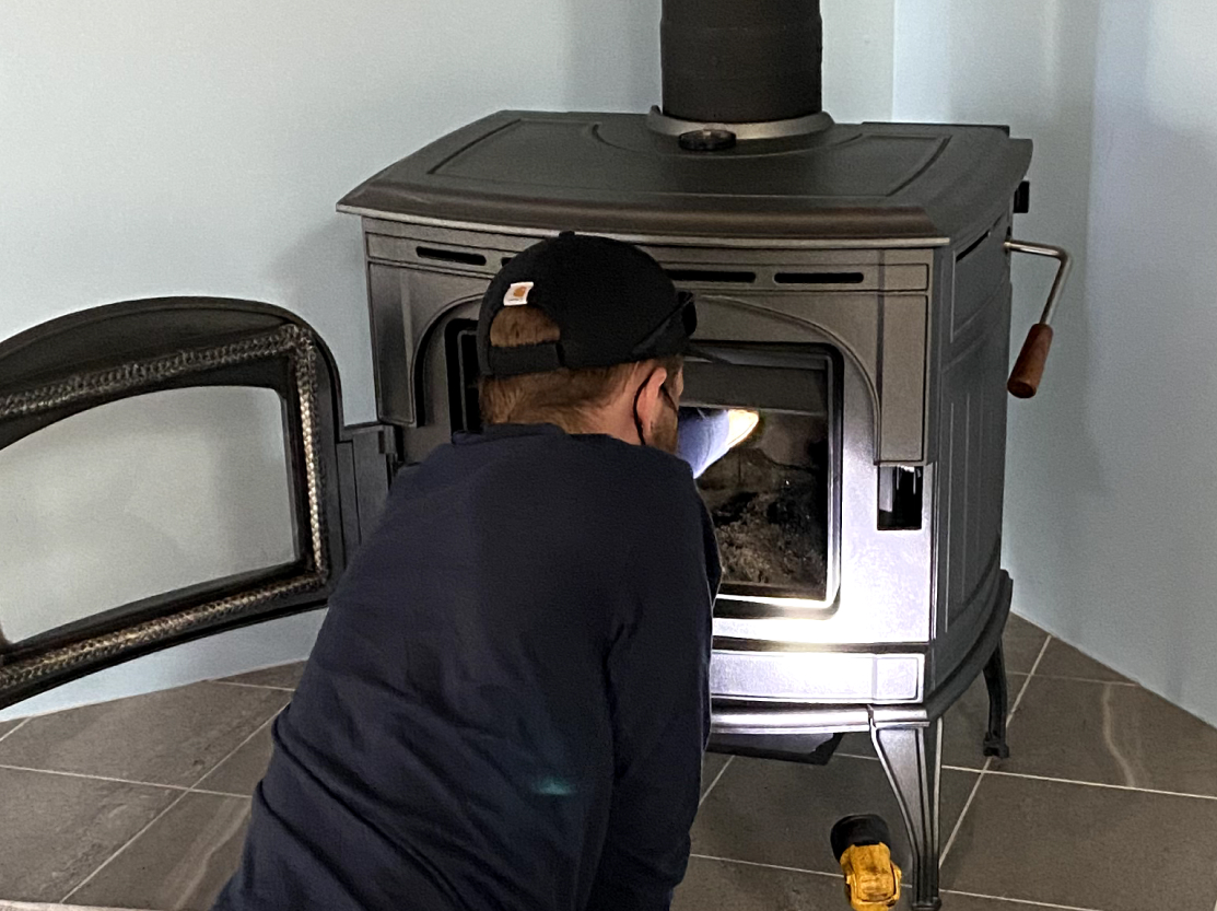 stove fire appliance inspection and annual maintenance for chimney sweep